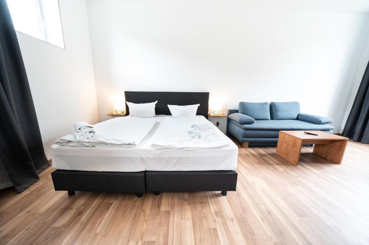Hotel Zur Alten Stadtkellerei 라이프치히 외부 사진 A room at the hotel